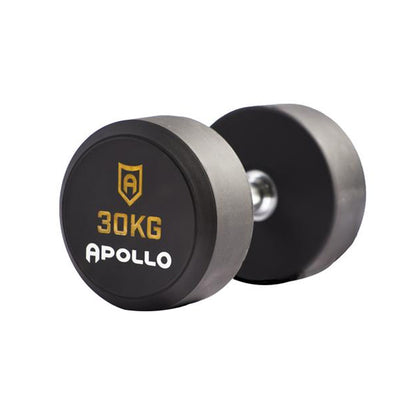 Urethane Round Dumbbells - Apollo Fitness