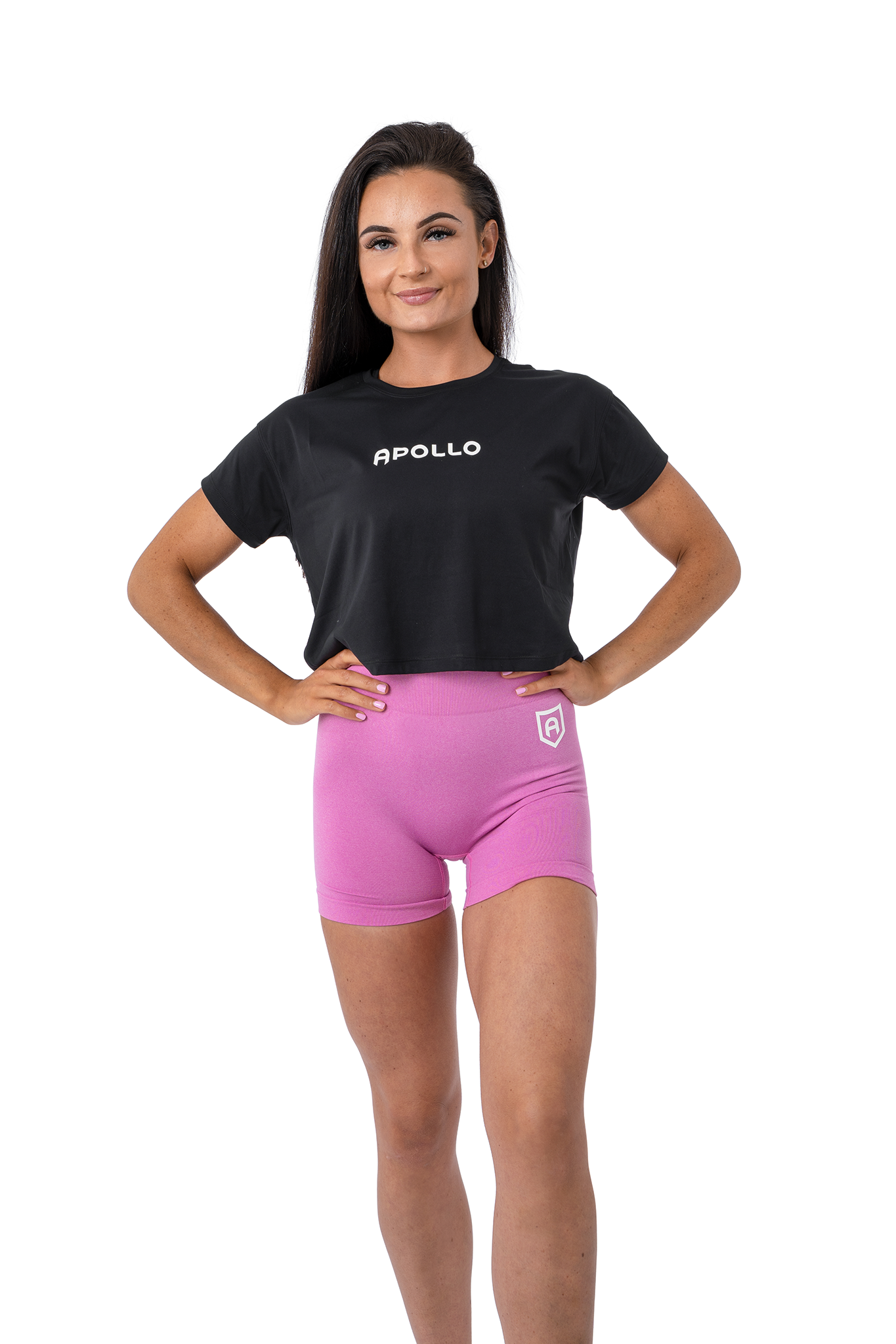Apollo Clothing - Crop Tee- Black   