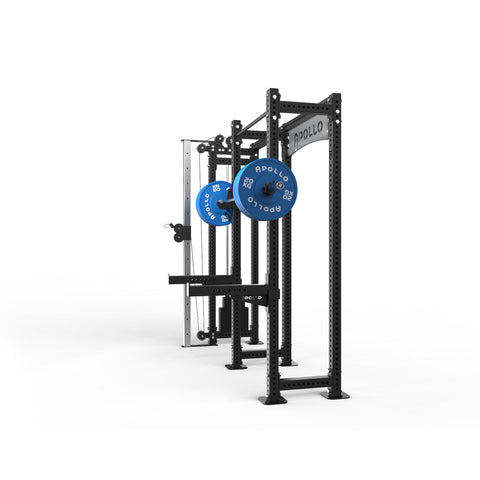 Apollo Fitness- Half rack with cable system