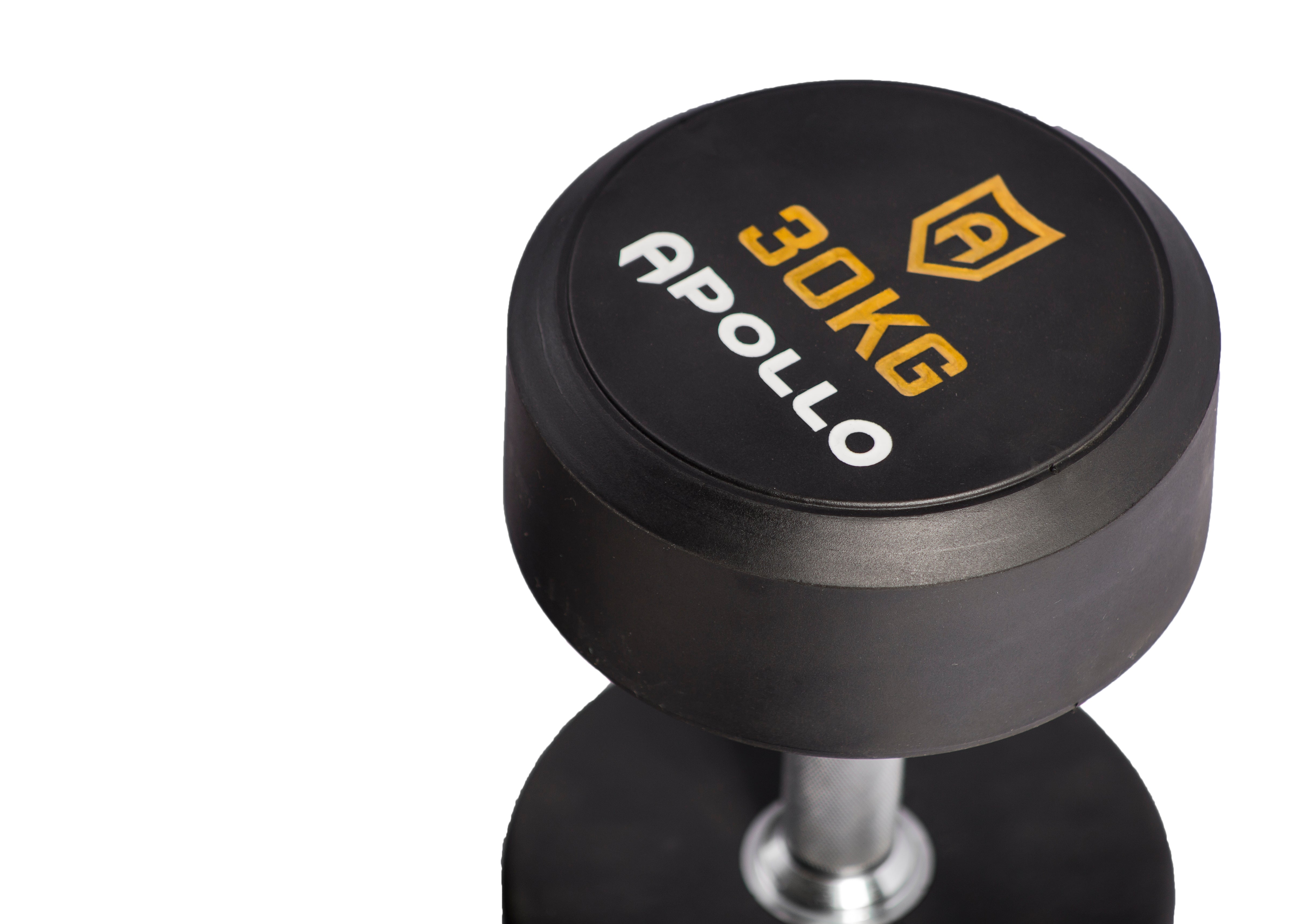 Urethane Round Dumbbells - Apollo Fitness