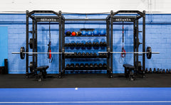 Two Bay Custom Modular Rack with Storage Bay - Apollo Fitness