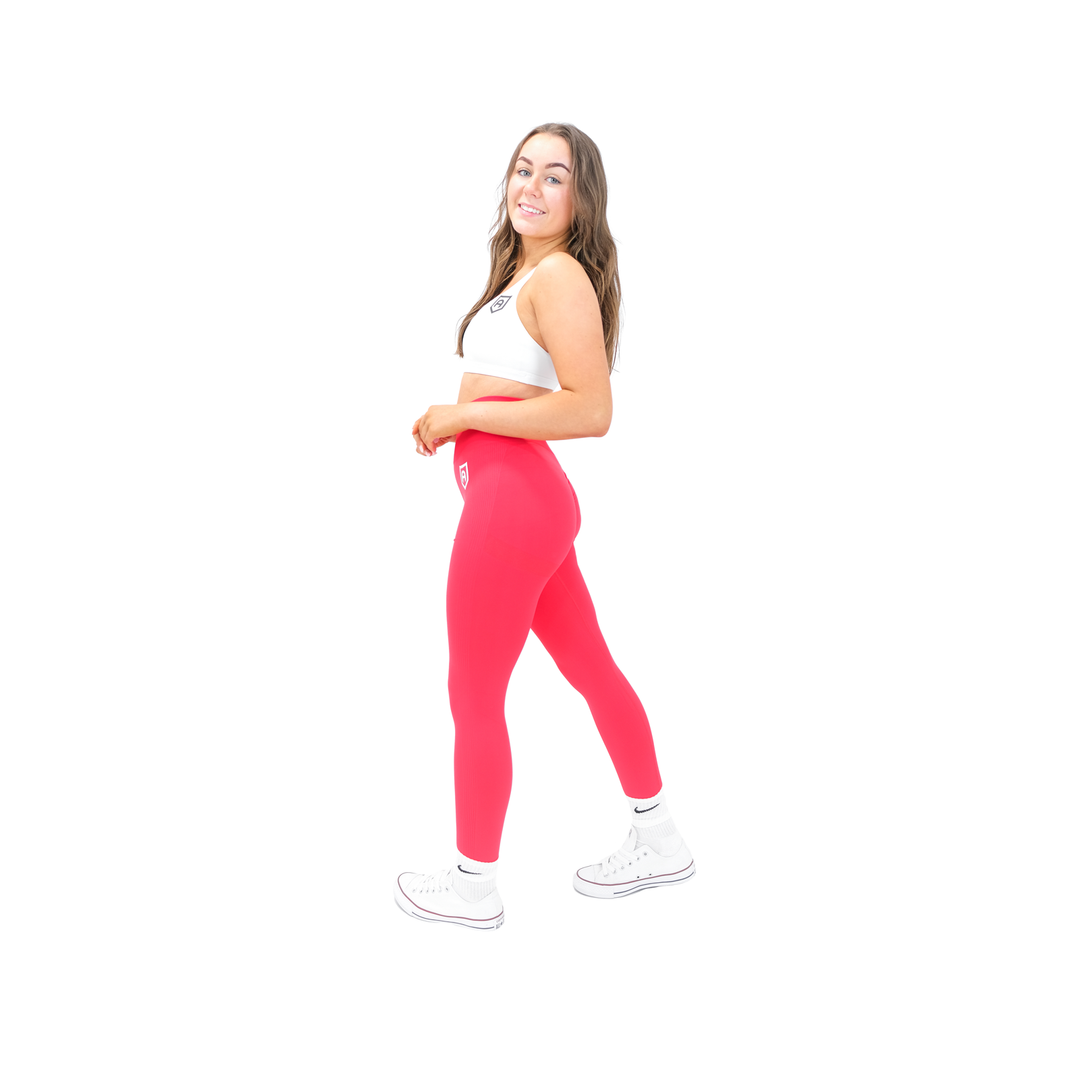 Peach Leggings - Red