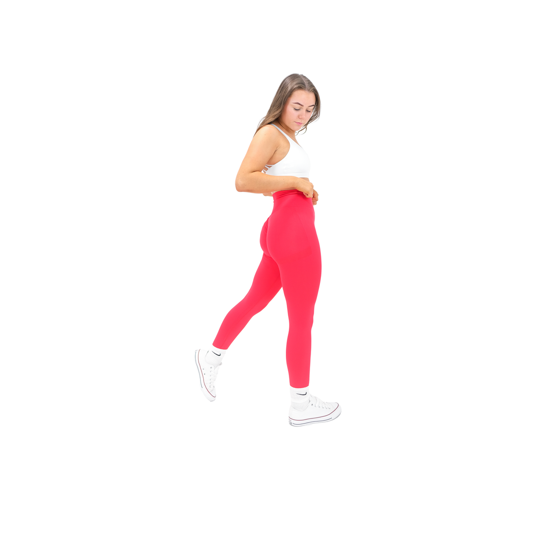 Peach Leggings - Red