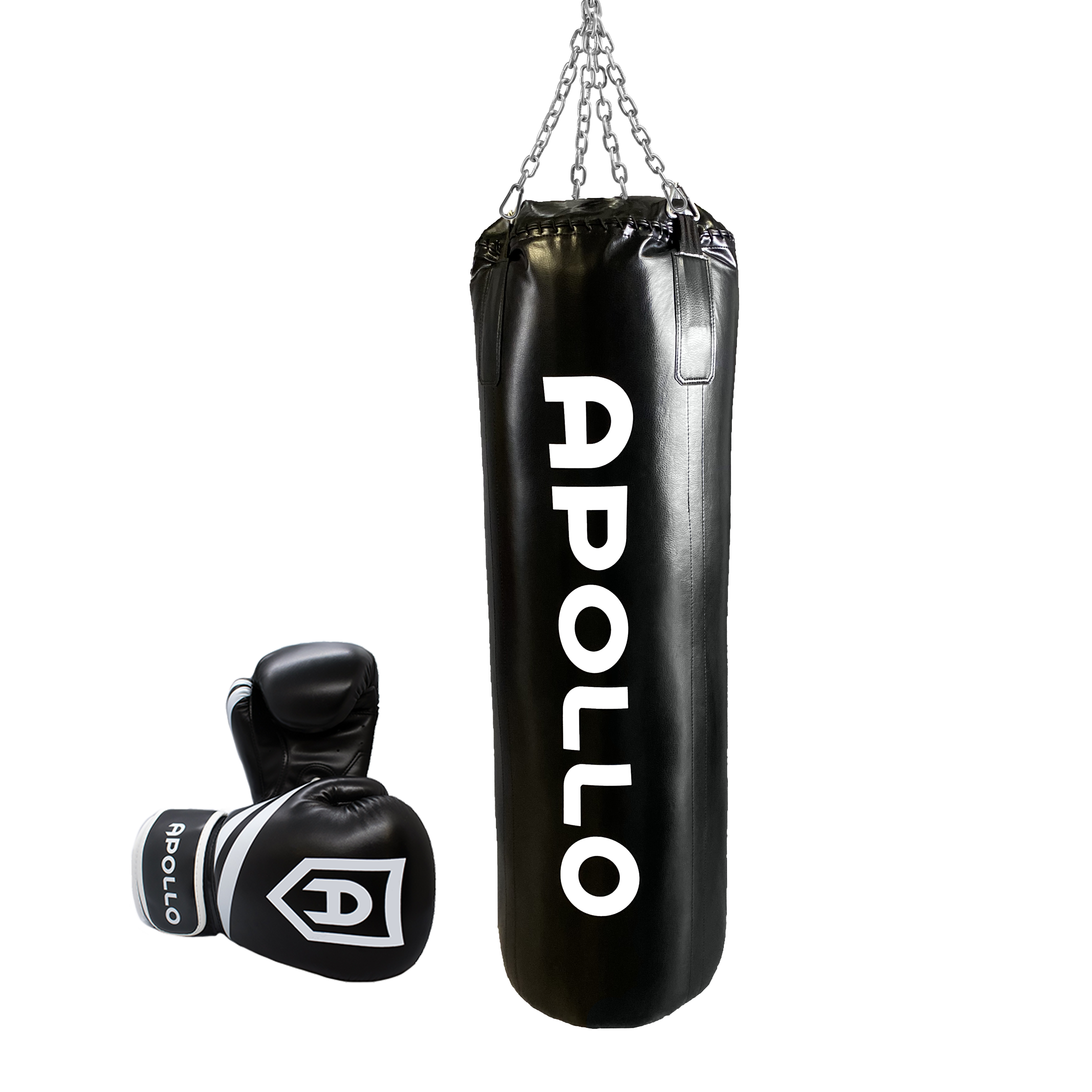 boxing bag and gloves - Apollo Fitness