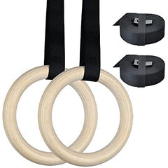 Wooden Gym Rings - Apollo Fitness