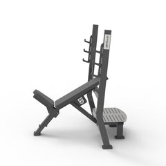 Incline bench side view - Apollo Fitness