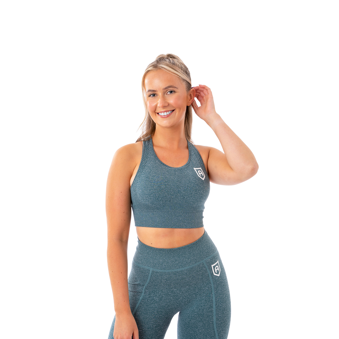 Comfort Sports Bra - Stonewash Green