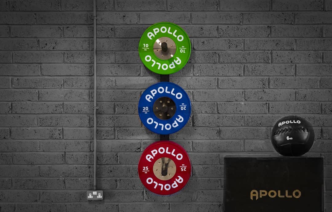 Wall Mounted Plate Storage - Apollo Fitness